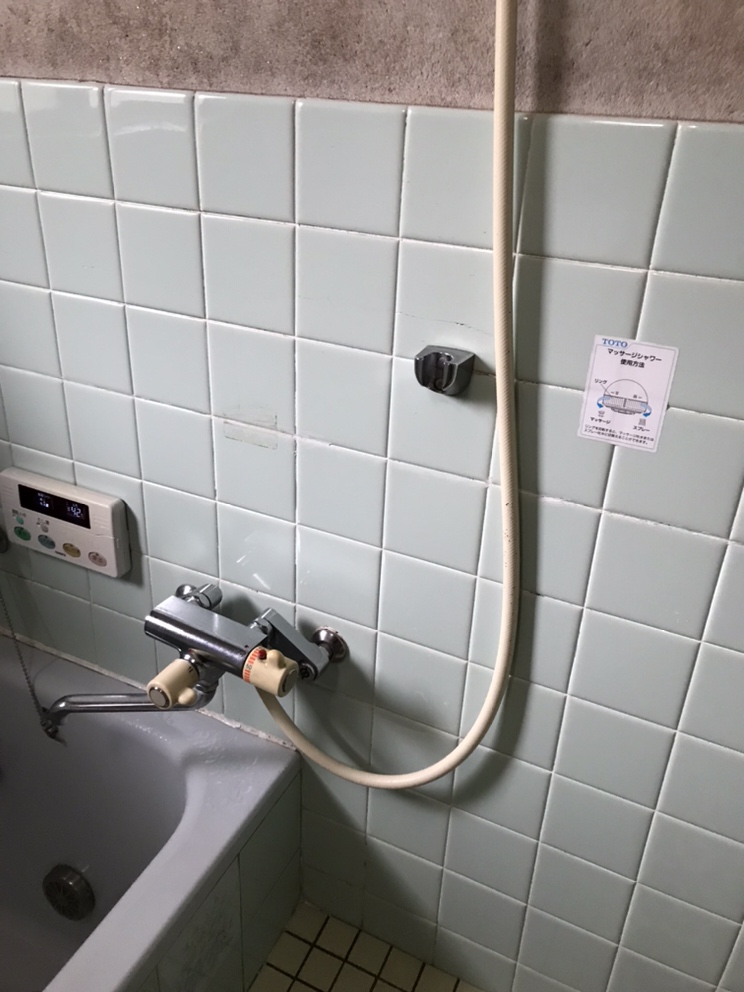 浴室水栓取替