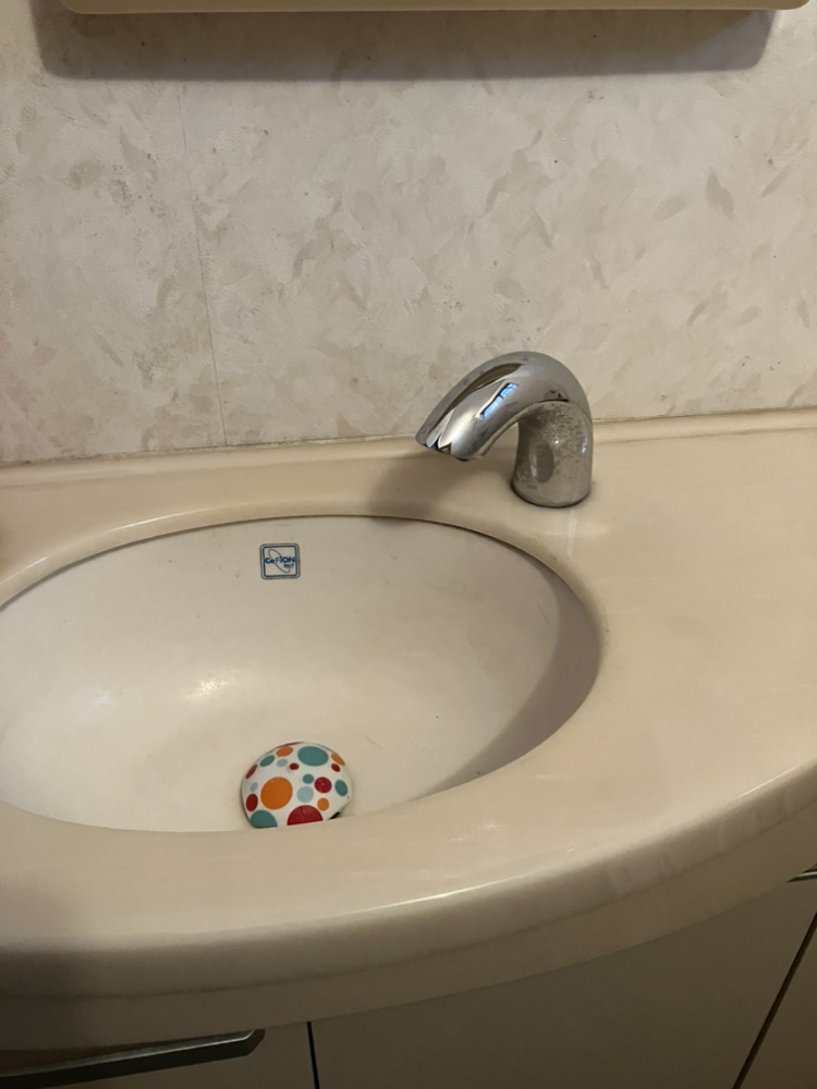 手洗い水栓取替