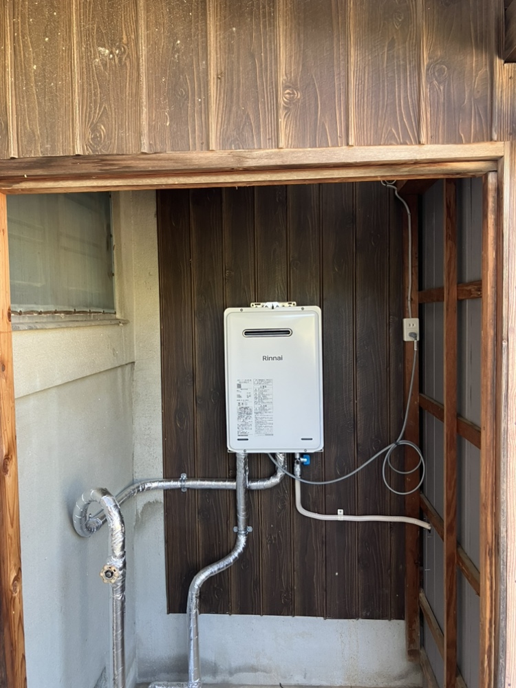 電気温水器からガス給湯器へ取替