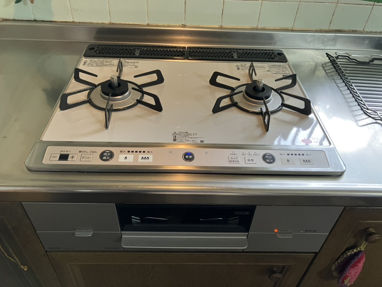 ビルトインコンロ取替
