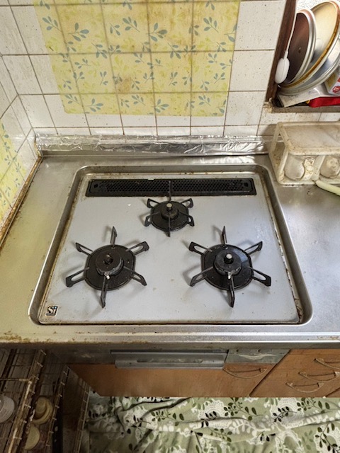 ビルトインコンロ取替