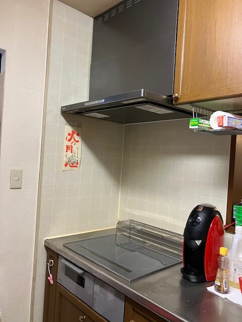 レンジフード・IHコンロ・台所水栓取替