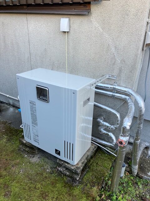 灯油ボイラーからガス給湯器へ取替