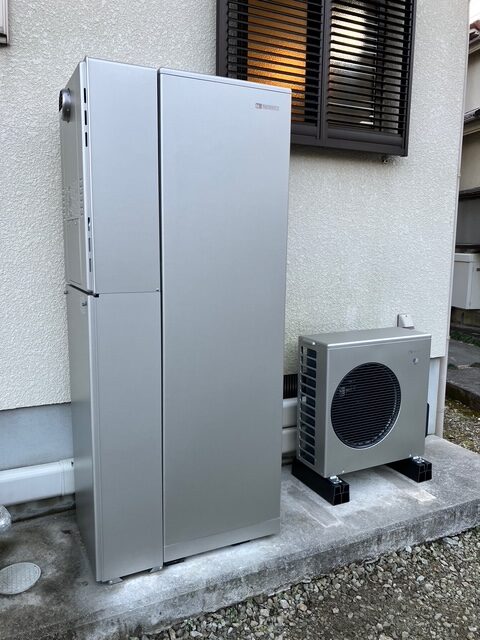 ハイブリッド給湯器取替