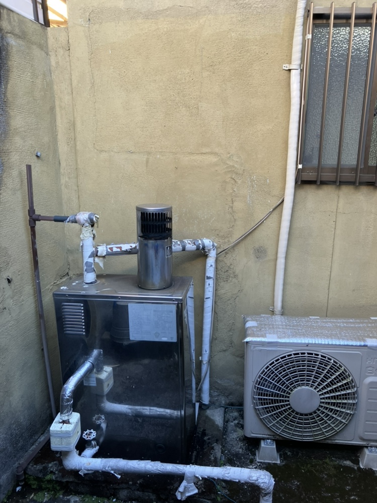 灯油ボイラーからガス給湯器へ取替