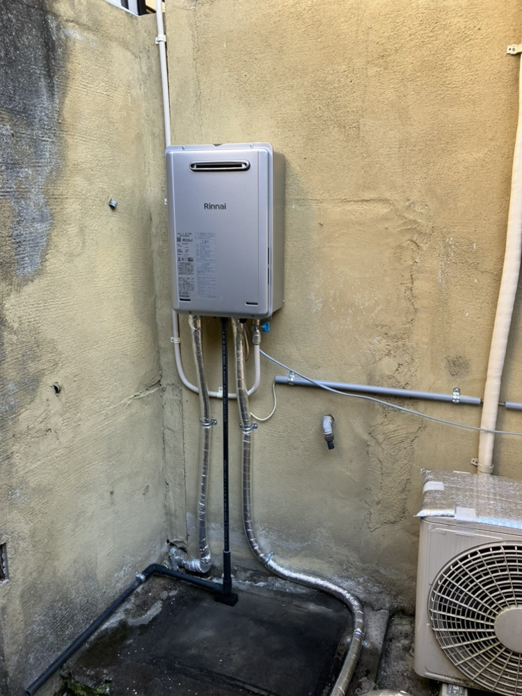 灯油ボイラーからガス給湯器へ取替